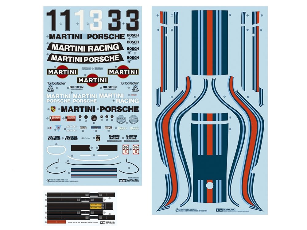 Tamiya 12057 Porsche 935 Martini 1/12 – zdjęcie 3