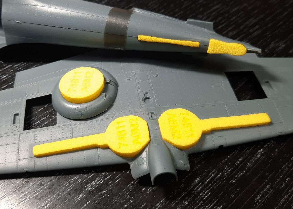 Omask 74811 A6M2 Bouchons de passage de roue Zero (pour Eduard) 1/48 – image 2
