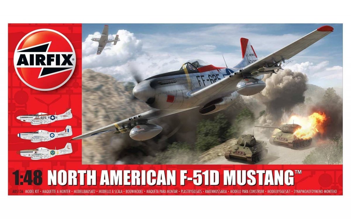 Airfix 05136 North American F-51D Mustang 1/48