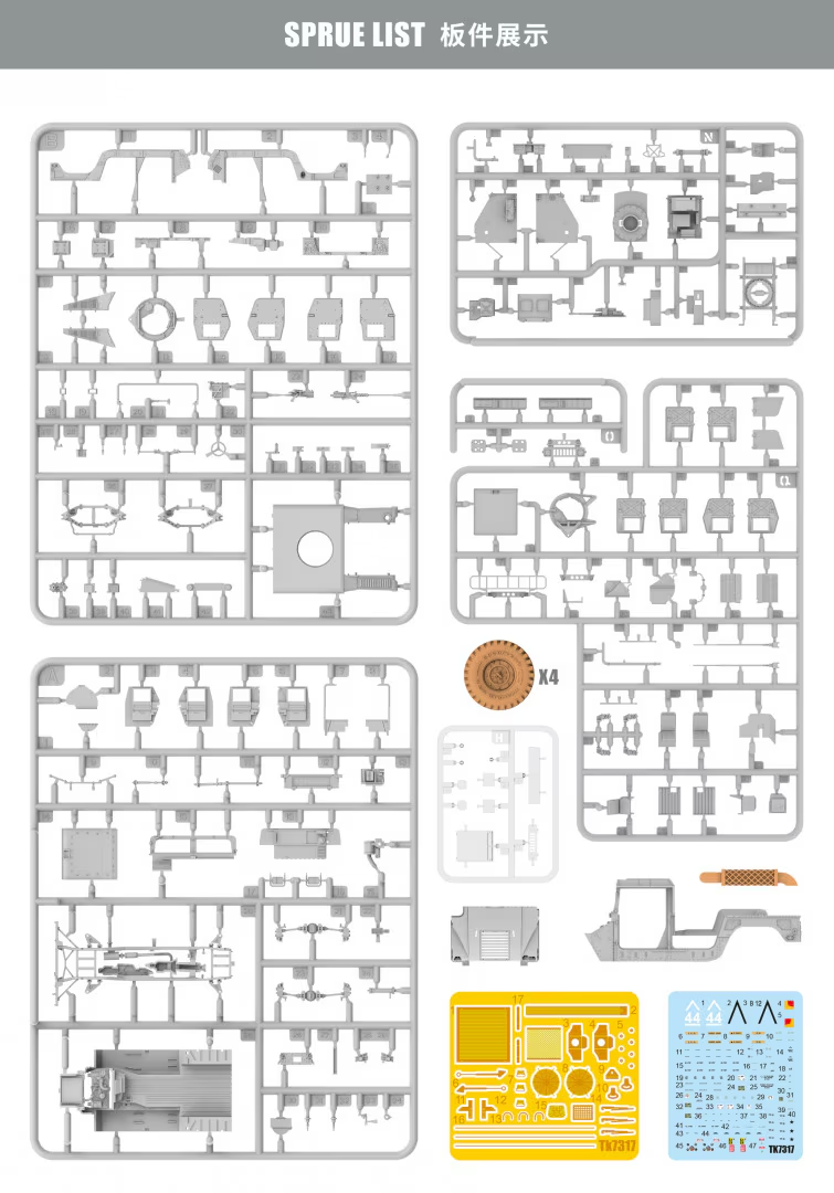 Kit T-Model TK7317 US Modern M1114 HMMWV Interim Fragment (Frag) 5 en tourelle GPK 1/72 – image 2