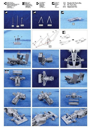 KA Models FE-20009 MCLAREN MP4/6 DETAIL-UP SET Fujimi 1/20 – immagine 4
