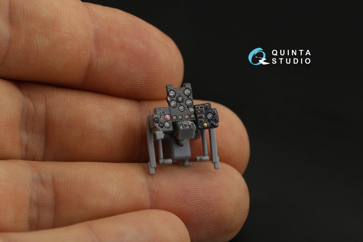 Quinta Studio QD48141 Ki-61-Id 3D-Printed &amp;amp; coloured Interior on decal paper (Tamiya) 1/48 – imagen 2