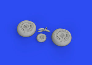 Roues Eduard 648603 Bf 110G pour maquette Eduard au 1/48 – image 2