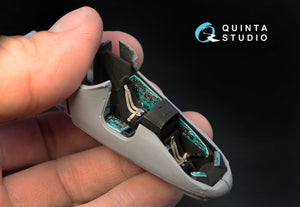 Quinta Studio QD72006 Mi-24V 3D-Printed &amp;amp; coloured Interior on decal paper (for Zvezda kit) 1/72 – Bild 5