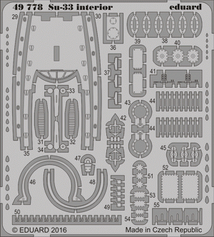 Eduard 49778 Su-33 interior KINETIC MODEL 1/48 – imagen 2
