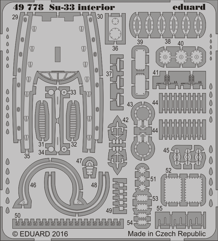 Eduard 49778 Su-33 interior KINETIC MODEL 1/48 – imagen 2
