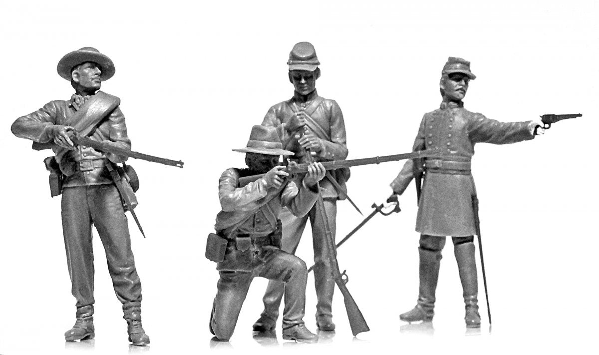 ICM 35021 American Civil War Confederate Infantry 1/35 – immagine 3