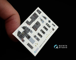Quinta Studio QD48039 F-15C 3D-Printed &amp;amp; coloured Interior on decal paper (for GWH kit) 1/48 – imagen 6