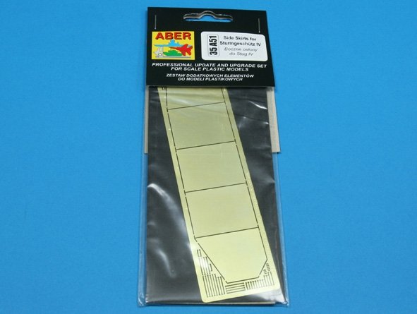 Aber 35A051 Osłony boczne do Sturmgeschutz IV 1/35 – imagen 3