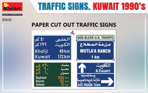 Miniart 35631 TRAFFIC SIGNS. KUWAIT 1990&amp;#39;s 1/35 – immagine 4