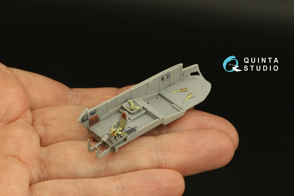 Quinta Studio QD72052 Fw 189A 3D-Printed &amp;amp; coloured Interior on decal paper (ICM) 1/72 – imagen 6