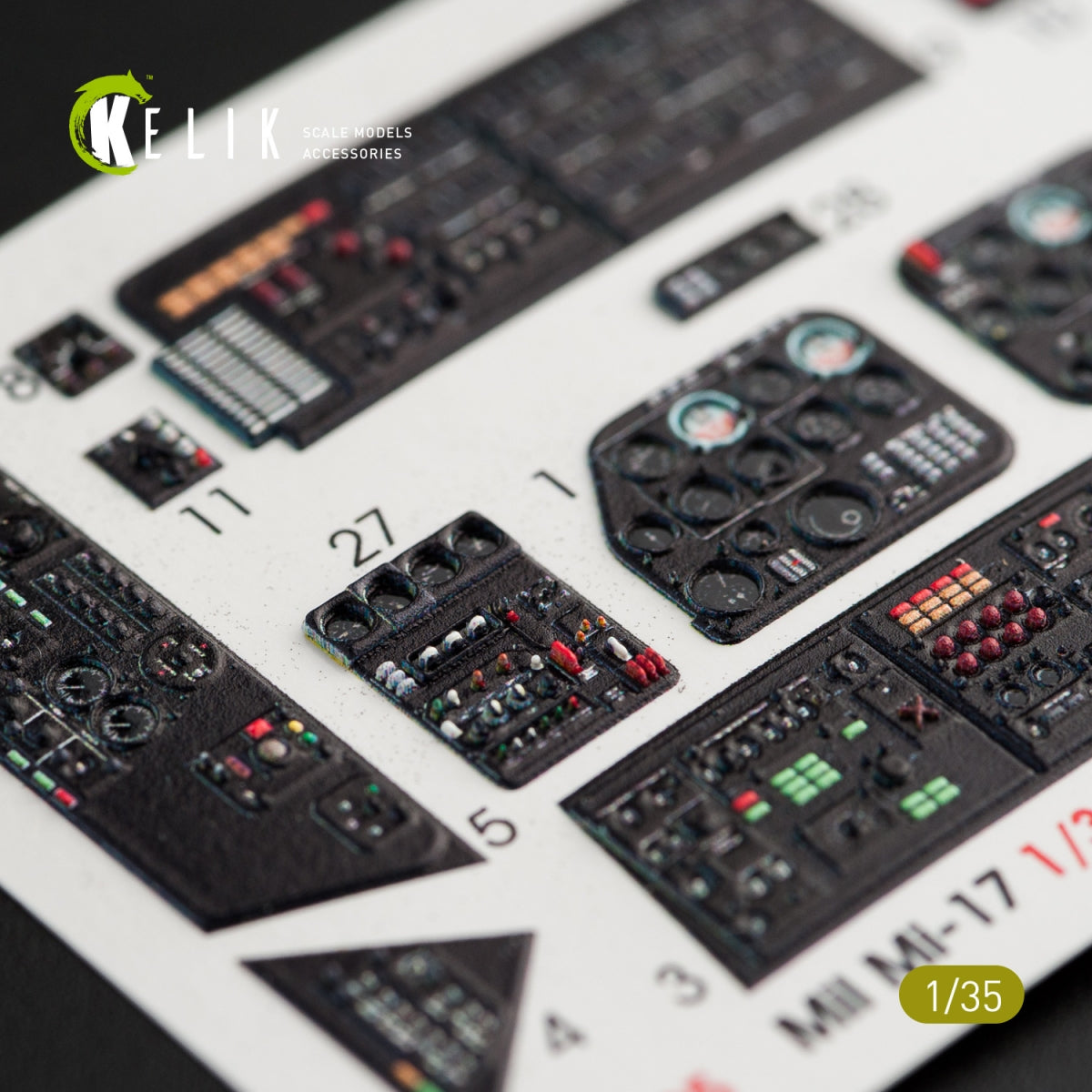 KELIK K35005 MI-17 NATO (BLACK VERSION) INTERIOR 3D DECALS FOR TRUMPETER 1/35 – imagen 3