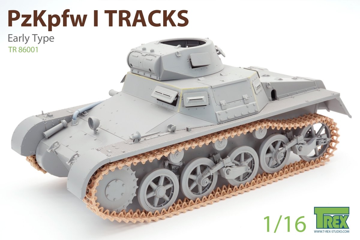 T-Rex Studio TR86001 PzKpfw I Tracks Early Type for Ausf.A only 1/16 – imagen 3