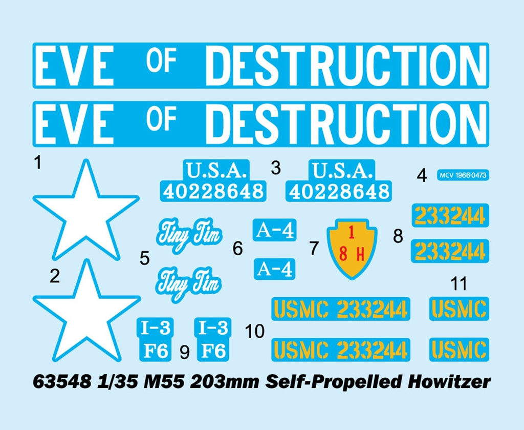 I Love Kit 63548 M55 203mm Self-Propelled Howitzer 1/35 – imagen 3
