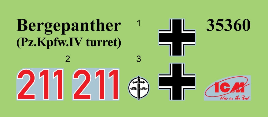 ICM 35360 Bergepanther avec tourelle Pz.Kpfw.IV 1/35 – image 3