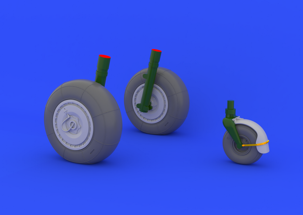 Eduard 632024 Ju 88 wheels late 1/32 (Revell) – immagine 2
