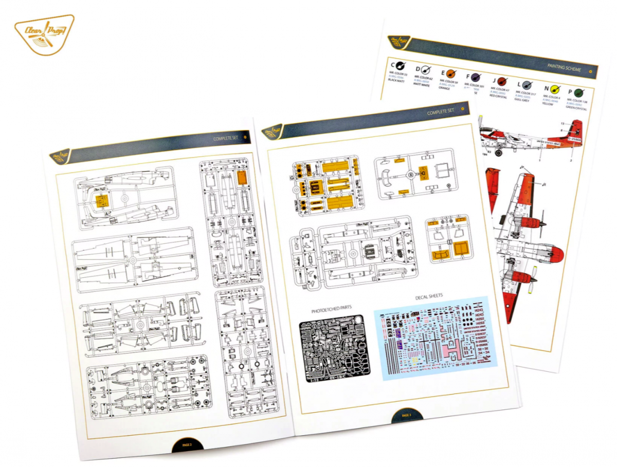 Clear Prop! CP72038 OV-1B Mohawk &amp;quot;Pilot School&amp;quot; ADVANCED KIT 1/72 – imagen 27