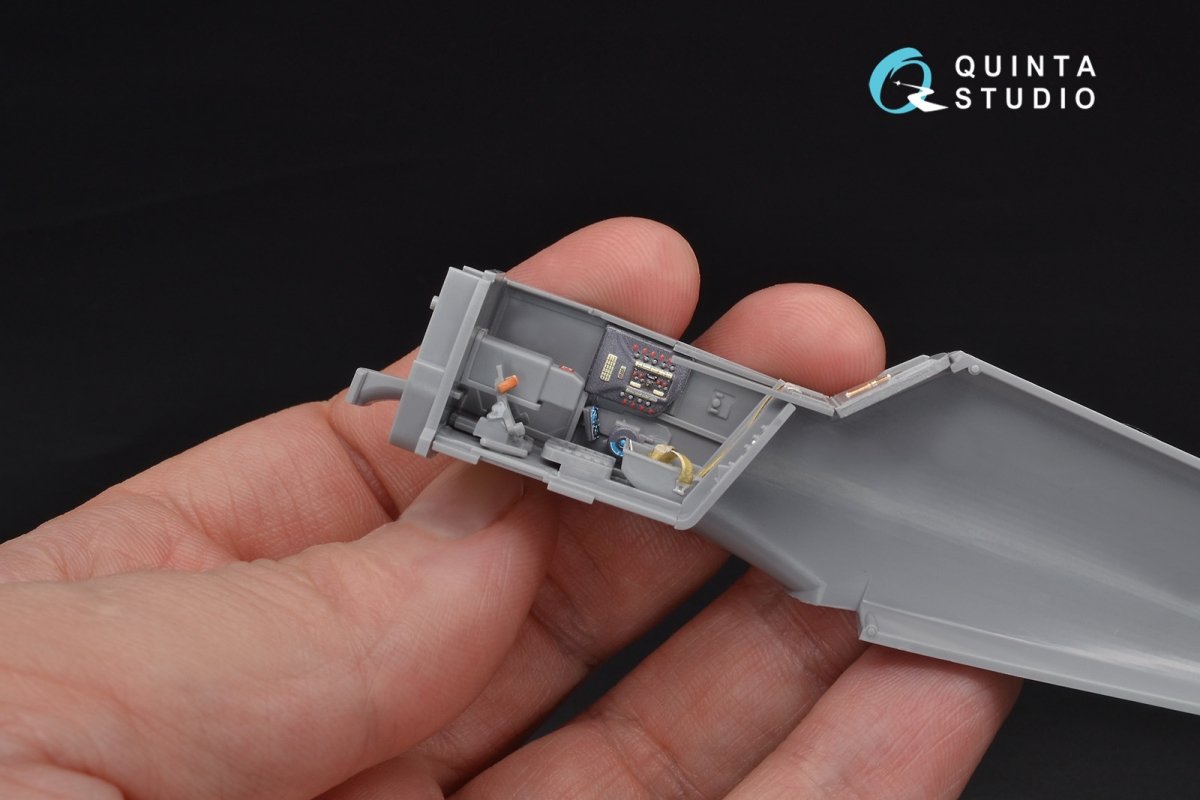 Quinta Studio QD48104 Bf 109G-6 3D-Printed &amp;amp; coloured Interior on decal paper (for Zvezda kit) 1/48 – imagen 7