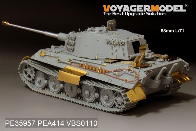 Voyager Model PE35957 WWII German King Tiger (Hensehel Turret) For HOBBYBOSS 84533 1/35 – imagen 17