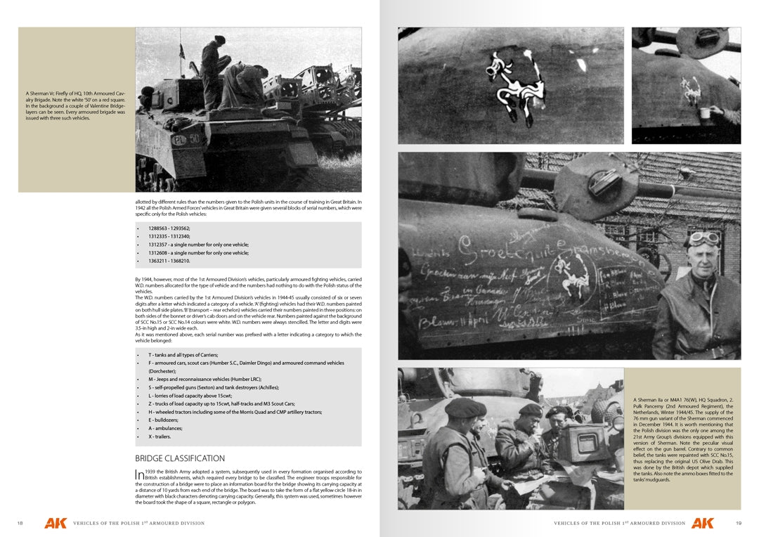 AK Interactive AK130010 VÉHICULES DE LA 1RE DIVISION BLINDÉE POLONAISE – GUIDE DES PROFILS DE CAMOUFLAGE - Anglais – image 2
