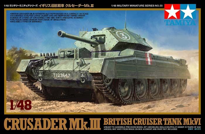 Tamiya 32555 Crusader Mk.III 1/48