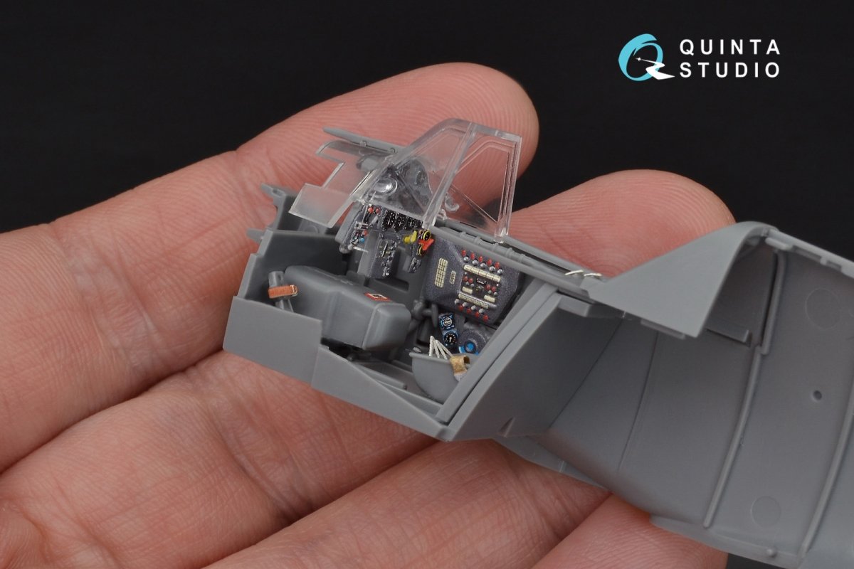 Quinta Studio QD48103 Bf 109G-6 3D-Printed &amp;amp; coloured Interior on decal paper (for Tamiya kit) 1/48 – zdjęcie 10