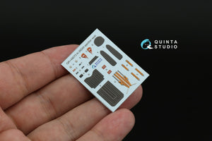 Quinta Studio QD+48409 Su-17UM3 3D-Printed &amp;amp; colored Interior on decal paper (Hobby Boss) (with 3D-printed resin parts) 1/48 – image 14