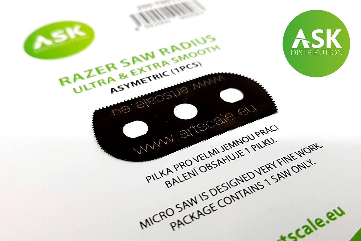 ASK T0016 Razor Saw Radius: ultra &amp; extra smooth asymmetric (5 pcs) 65/105 teeth