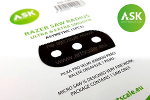 Scie à métaux ASK T0016 Rayon : ultra et extra lisse asymétrique (5 pièces) 65/105 dents