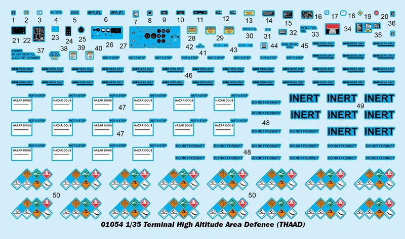 Trumpeter 01054 Terminal High Altitude Area Defence THAAD 1/35 – immagine 3