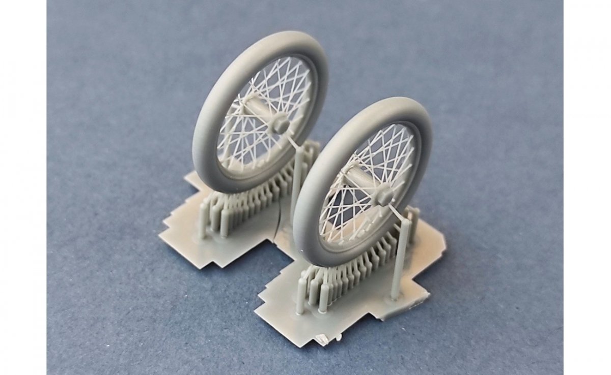 Copper State Models A32-03 Nieuport Spoked Wheels 1/32 – immagine 3