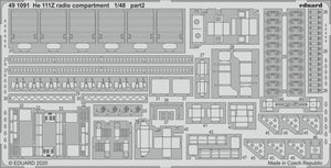 Eduard 491091 He 111Z radio compartment 1/48 ICM – imagen 2