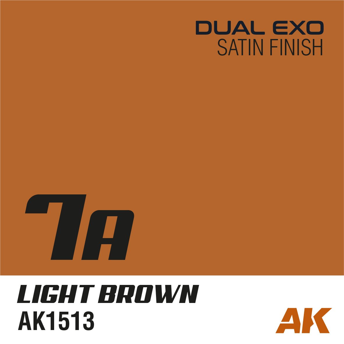 AK Interactive AK1513 DUAL EXO 7A – LIGHT BROWN 60ML – zdjęcie 2