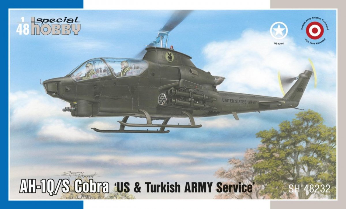 Special Hobby 48232 AH-1Q/S Cobra &amp;#39;US &amp;amp; Turkish Army Service&amp;#39; 1/48