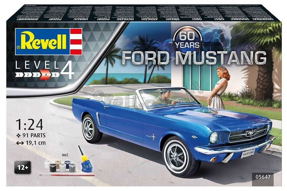 Revell 05647 Ford Mustang 60th Anniversary Set 1/24 – Bild 2