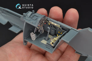 Quinta Studio QD32048 Bf 109E-3 3D-Printed &amp;amp; coloured Interior on decal paper (for Eduard kit) 1/32 – imagen 5