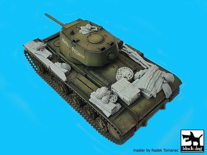 Black Dog T35226 Soviet heavy tank KV -1 accessories set 1/35 – imagen 2