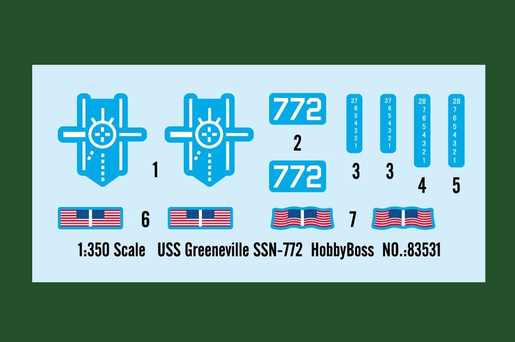 Hobby Boss 83531 USS Greeneville SSN-772 1/350 – immagine 3