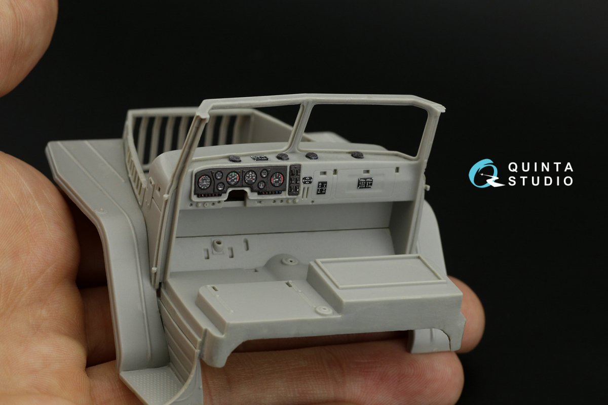 Quinta Studio QD35019 Ural-4320 3D-Printed &amp;amp; coloured Interior on decal paper ( Trumpeter ) 1/35 – imagen 7