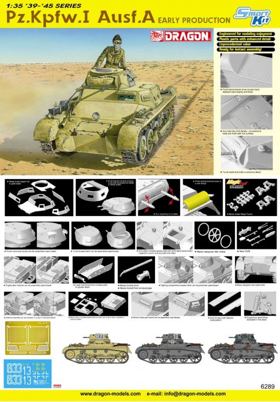 Dragon 6289 Pz.Kpfw. I Ausf. A 1/35 – Bild 2