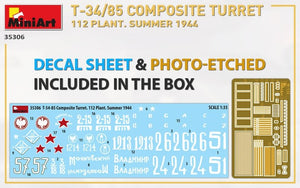 MiniArt 35306 T-34/85 COMPOSITE TURRET. 112 PLANT. SUMMER 1944 1/35 – zdjęcie 3