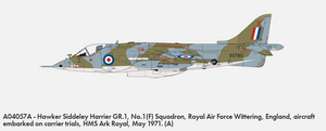 Airfix 04057A Hawker Siddeley Harrier GR.1/AV-8A 1/72 – immagine 2