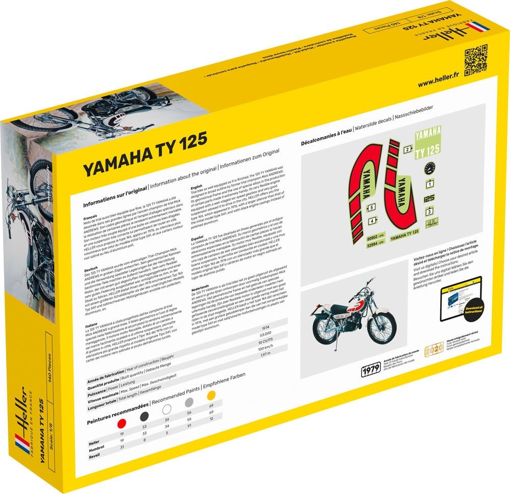 Heller 80902 Yamaha TY 125 1/8 – image 2