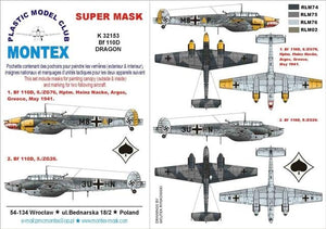 Montex K32153 Bf 110D 1/32