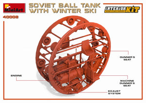 MiniArt 40008 SOVIET BALL TANK w/ WINTER SKI. INTERIOR KIT 1/35 – immagine 17