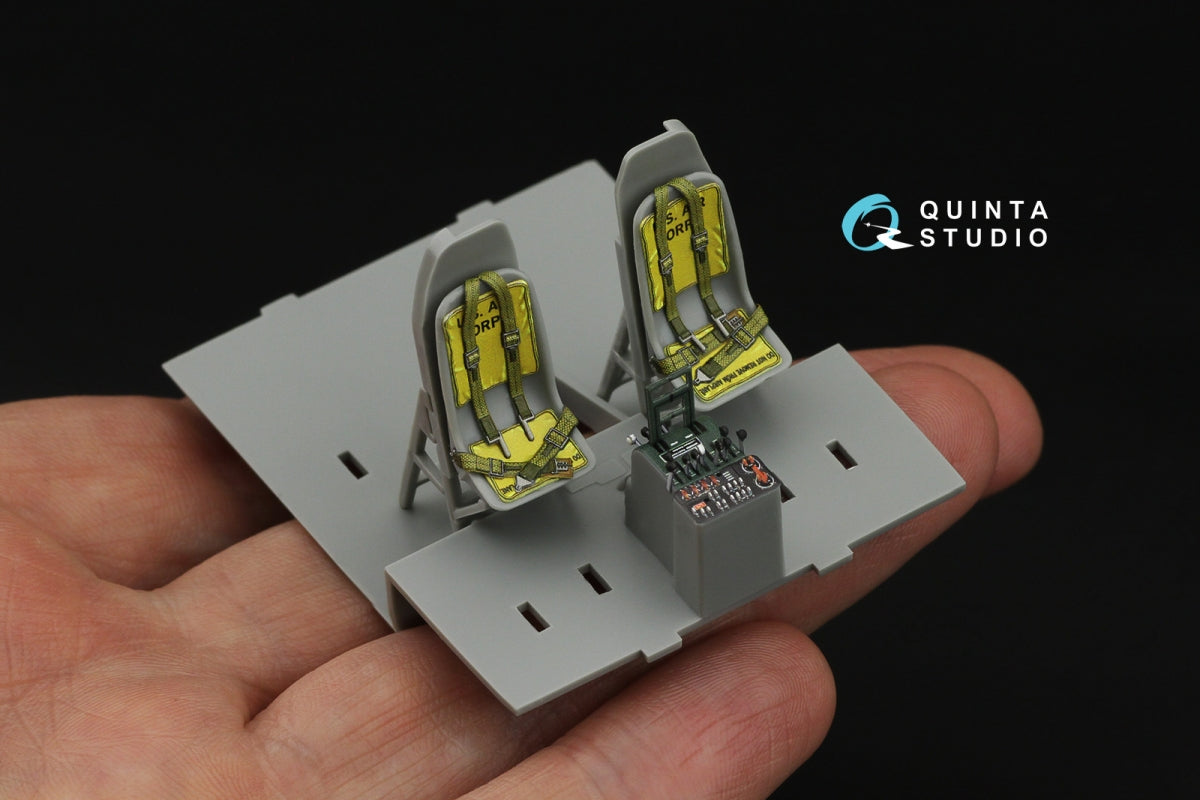 Quinta Studio QDS-48542 Boeing B-17F 3D-Printed &amp;amp; coloured Interior on decal paper (HK models, Eduard) (small version) 1/48 – imagen 10