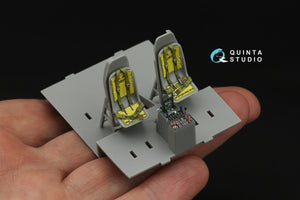 Quinta Studio QDS-48542 Boeing B-17F 3D-Printed &amp;amp; coloured Interior on decal paper (HK models, Eduard) (small version) 1/48 – imagen 10