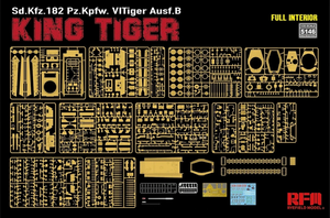 Rye Field Model 5146 Pz.Kpfw.VI Ausf.B King Tiger Henschel Turret Sd.Kfz. 182 with full interior 1/35 – zdjęcie 2