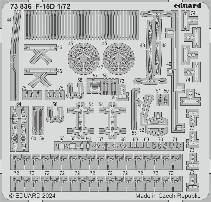 Eduard 73836 F-15D FINE MOLDS 1/72 – image 2