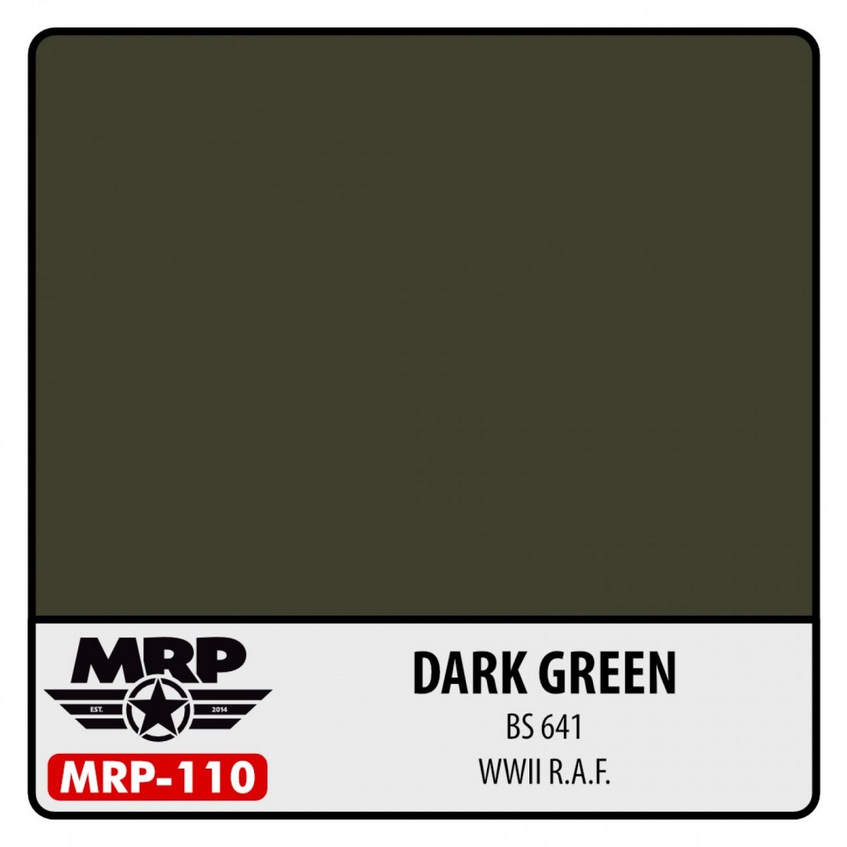 Peinture MR. Paint MRP-110 Vert foncé WWII RAF 30 ml